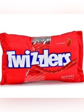 Twizzlers Red Candy Pillow - Twizzlers Logo